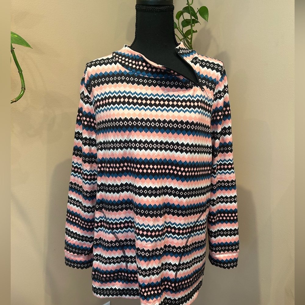 Talbots Multicolor Patterned Sweater - Picture 3 of 6